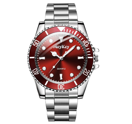 Luxury Men Stainless Steel Business Watches With Calendar Male Sport Quartz Watch M003