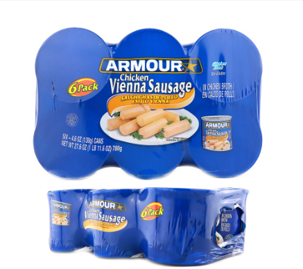Armour Star Chicken Vienna Sausage 6 x 130g