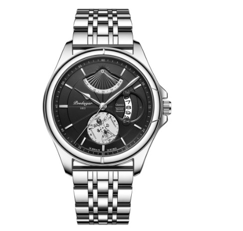 Binbond Original Luxury Fashion Business Stainless Steel Waterproof Watch Men's Ultra-Thin Quartz Wrist Watch M2