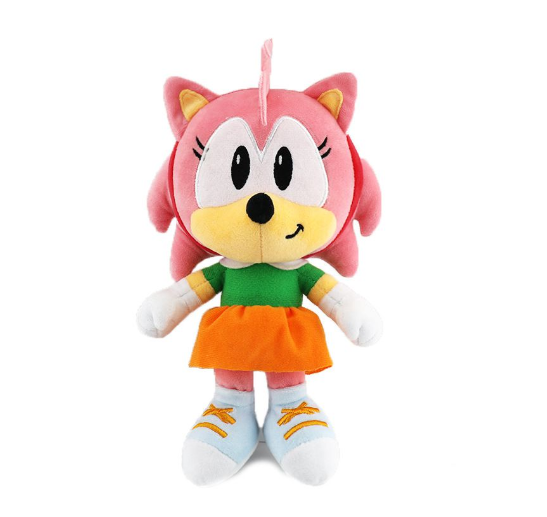 Ready-Made Stock 25cm Sonic Hedgehog Shadow Amy Rose Knuckle Tail Plush Toy Plush Doll S5