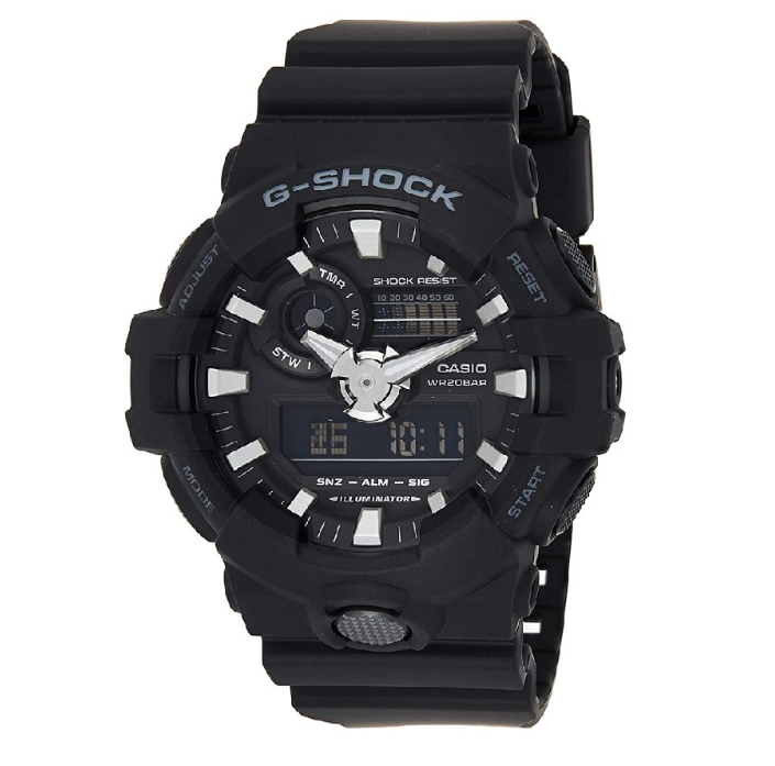 Casio G-Shock Black Resin Watch For Men CGA-700-1BDR