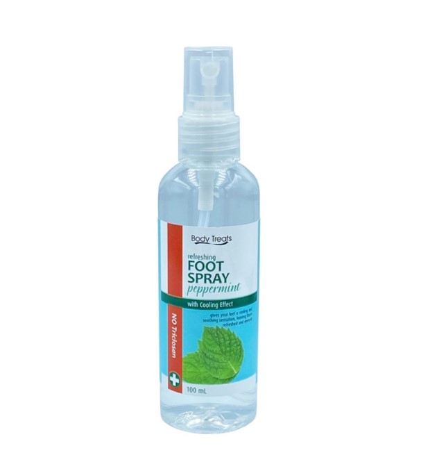 Body Treats Refreshing Foot Spray Peppermint 100ML