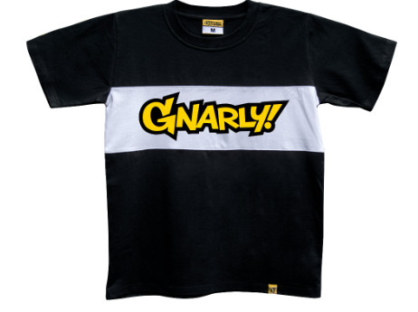Gnarly! Black Panel T-Shirt