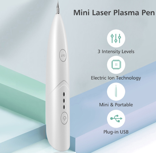 Hailicare Portable Laser Tattoo Freckle Remover Pen Mole Removal Machine Mini Laser Plasma Dark Spot Eraser Home Salon Face Care Skin