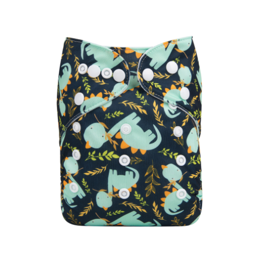 Alva Baby Cloth Diapers Washable Pocket Nappy Diaper for Newborn Without Insert N12