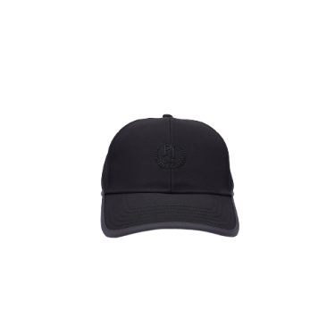 OXGN Premium Threads Curved Cap With Contrast Taping For Men And Women (Black/Dark Green/Navy Blue)