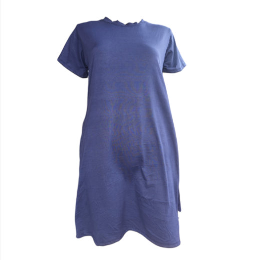 KELA MATERNITY T-SHIRT DRESS FOR ALL MOMMIES FIT TO MEDIUM TO XLARGE BODY FRAME COTTON SPANDEX C4