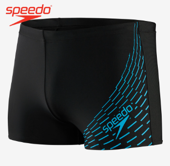 Speedo Men's Swimwear - Medley Logo Aquashort - Black - 8-11354G814