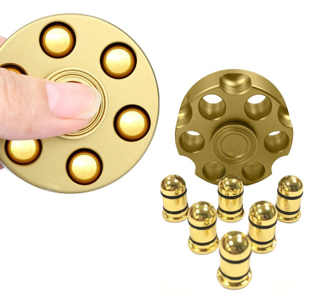 Metal Fidget Spinner Fingertip Gyro EDC Pure Copper Rotating Decompression Desktop Finger Toy Gift