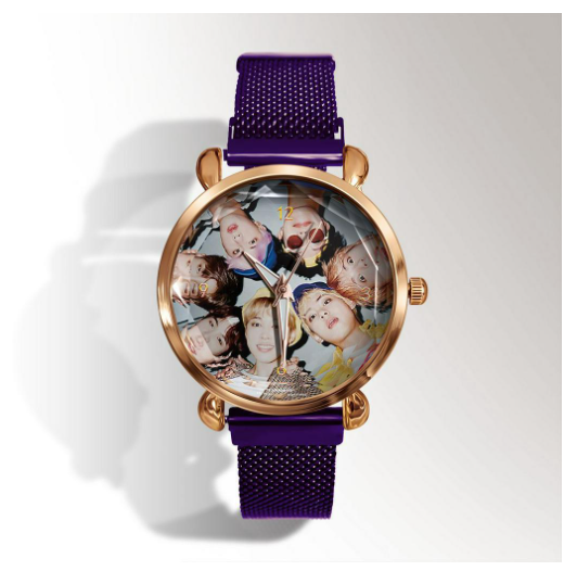 New BTS bulletproof youth group around fashion Korean students girls watch Korean cartoon WATCH QUARTZ WATCH F1