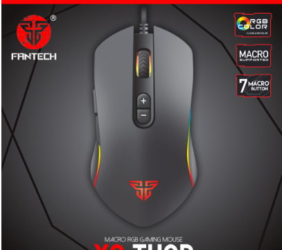 Fantech X9 MACRO RGB GAMING MOUSE - Black