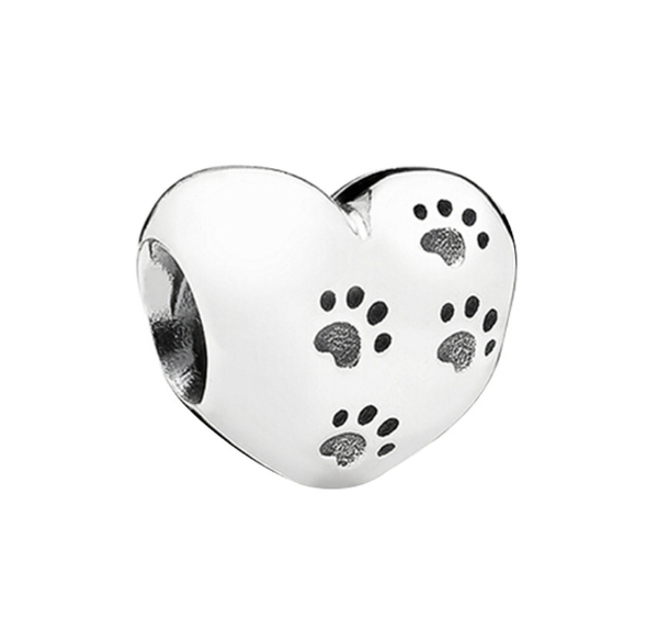 2023 New 925 Silver Pandora Charms Heart Love Family Bracelet Pendant Charm Jewelry S8