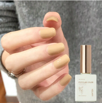 Apricot Color Ice Through Gel Nail Polish 15ML Soak Off Glitter Gel Polish For All Seasons - Home Salon Nail Art DIY