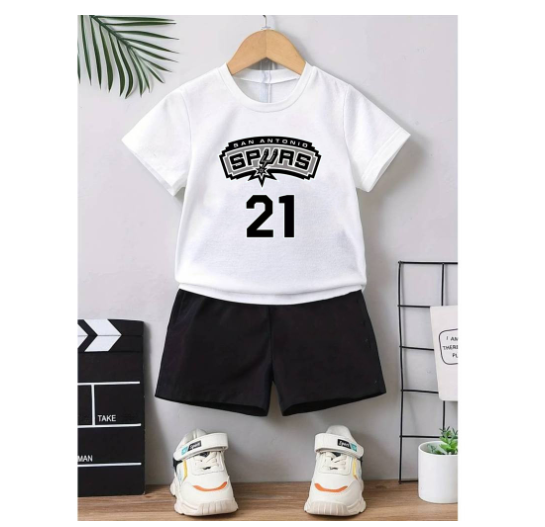 Boys Shirt Suits Baby Polo Terno Clothes 0-5 years Child Print Shirt and Shorts Terno for KidSorts Two Sets of Kids S16