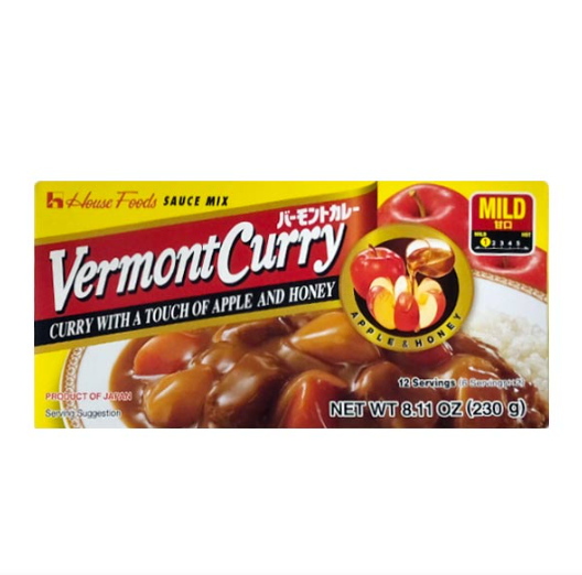 House Foods Vermont Japanese Curry Mild 230g