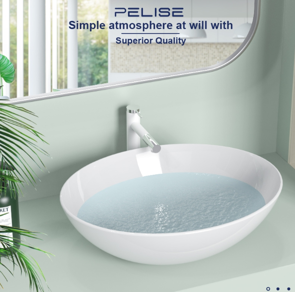 Pelise Ceramic Basin Washbasin Art Basin sink Bathroom Washbasin Durable