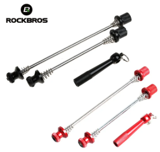 Rockbros Bicycle Quick Release Anti-Theft Skewers Anti-rust Bicycle MTB Front Rear Wheel Hub Quick Release Skewers Bicycle Parts