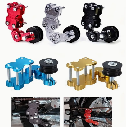 Motorcycle Chain Tensioner Anti-slip Device, Curved Beam Tensioner Chain Guide, Automatic Adjuster Tensioner Wheel