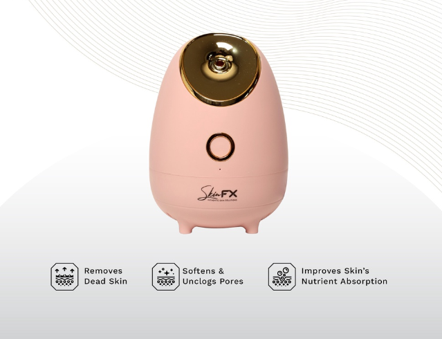 SkinFX Ionica Premium Facial Steamer Exfoliating Moisturizing Rejuvenating Skin Care