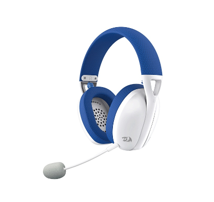 Redragon H848 IRE Pro Tri-Mode Lightweight Gaming Headset [White & Blue]