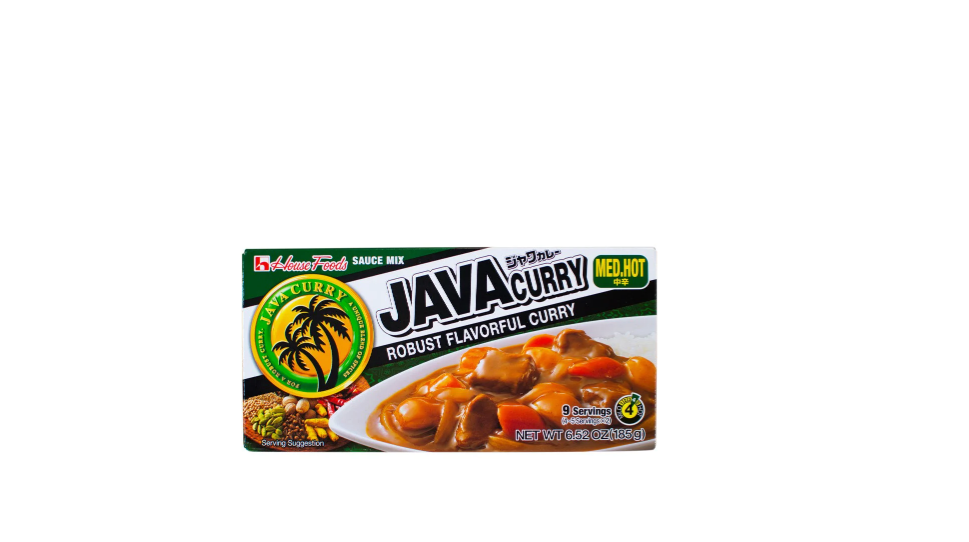House Foods Java Japanese Curry Med Hot 185g