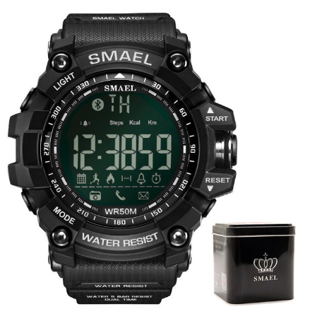 SMAEL 1617B Men's Sports Watch Top Luxury Brand Military 50M Waterproof Watch Multifunctional Luminous Clock LED Digital Watch 006