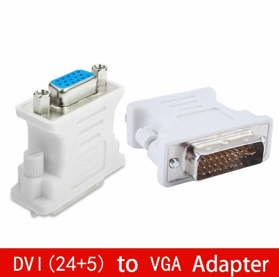 VGA To DVI/24+5 Pin Male To VGA Female Adapter Converter DVI D To VGA Female Adapter Converter