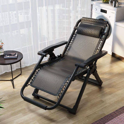 Beach chair home lazy nap folding bed thickened heavy-duty folding chair outdoor indoor lounge chair
