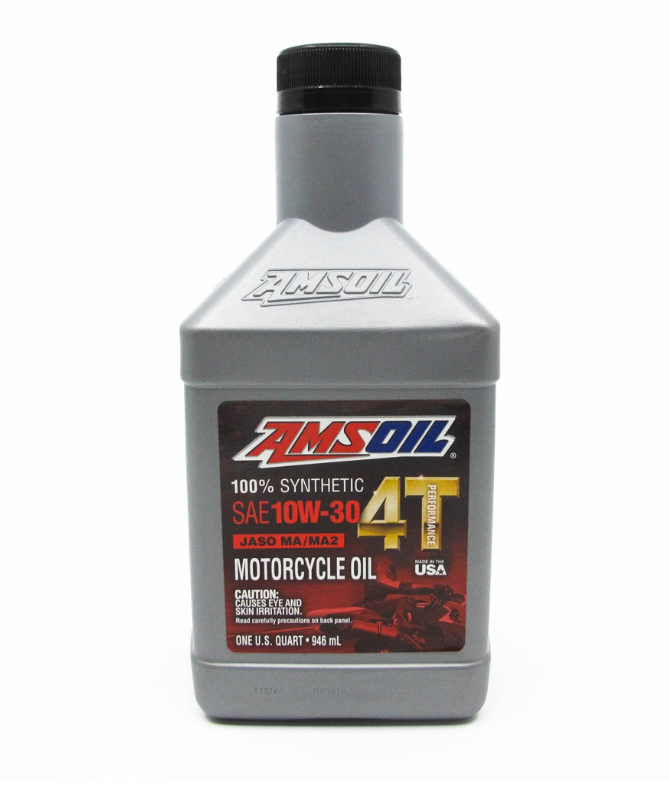 AMSOIL 4T Performance Motorcycle Engine Oils Fully Synthetic 10W-30