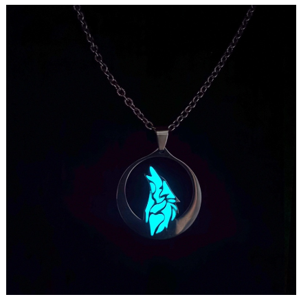 Cross Luminous Necklace Men and Women Fashion Rotating Windmill Flowers Love Geometric Luminous Pendant Stainless Steel N5