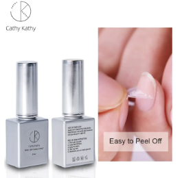 Cathy Kathy Easy to Apply Peel Off Base Coat Air Dry or UV Lamp Base Coat
