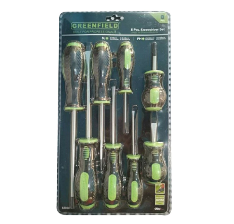 Greenfield Bi-Mat Screwdriver Set 8pcs