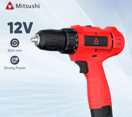 Mitsushi Cordless Drill Driver 12V /Hand Drill/Electric Drill Power Tools Drills Heavy Duty