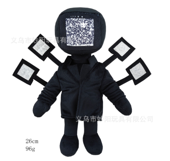 Ready Stock Skibidi Toilet Plush Toilet Plush Toy Monitor Doll S14