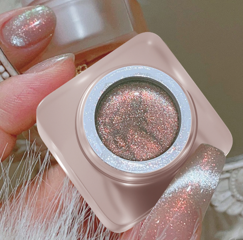 Holographic Glitter Cat Eye Gel Polish Magnetic Gel Nail Polish Soak Off UV LED Nail Polish For Home Salon Nail Art DIY