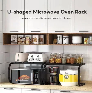 YOICE Microwave Oven Rack 1 Layer Modern Style Household Kitchen Storage Shelf