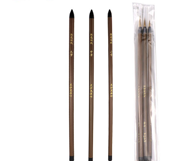SeamiArt 3pcs Weasel Hair Chinoiserie Watercolor Painting Brush For Hook Line Detail Drawing