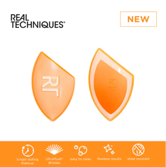 Real Techniques NEW Miracle Complex Sponge with Travel Case