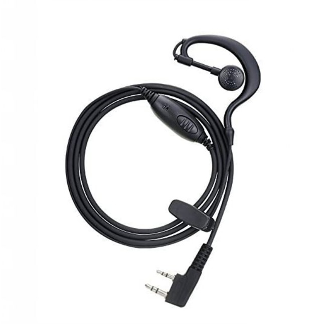 Original WLN 2-Pin Earpiece for Two Way Radio Walkie Talkie with Microphone