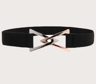 Lovito Women Basic Belts LNA28257 (Black)