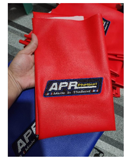 APR PHETBURI RED SEAT COVER UNIVERSAL FREE STICKER / ETIKETA
