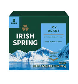 Irish Spring Icy Blast Body Soap 3-Pack 314.4g