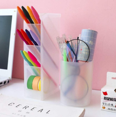 Mr. Dolphin #High Quality Multi-function Minimalist Desk Pen Holder