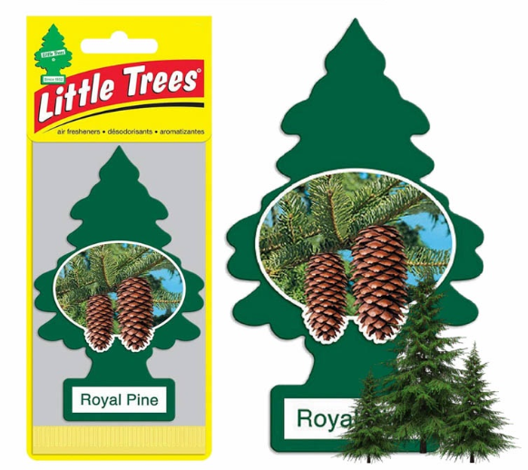 Little Trees Car Air Freshener 10101 (Royal Pine) Hanging Tree Provides Long Lasting Scent