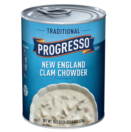 Progresso Traditional New England Clam Chowder Soup 524g