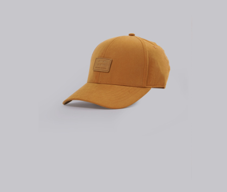 OXGN COED Curved Cap With PU Patch For Men