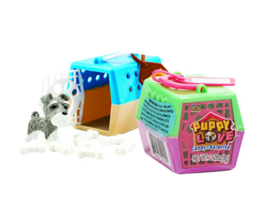 Kidsmania Pet Puppy or Kitty Toy Collectibles with Candy