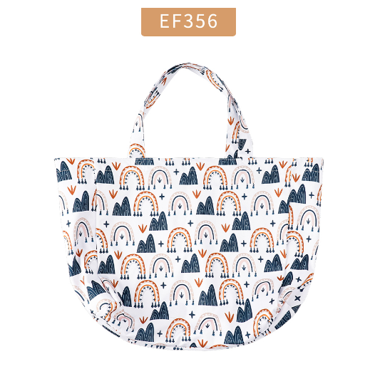 Happyflute Waterproof Diaper Bag Organizer Reusable Cloth Bag Mummy Storage Nappy Bag for Disposable Diaper And Clothing 3