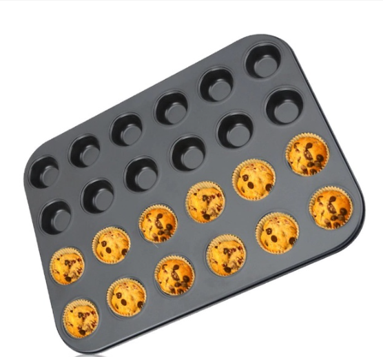 Non-Stick Mini Muffin Macaroons Pudding Pan Mold (3/4oz)