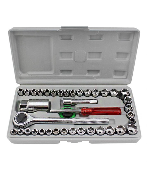 Auto Repair Hand Tool Combination Motorcycle Bicycle Repair Socket Wrench Set